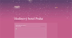 Desktop Screenshot of hodinovyhotel-praha.cz